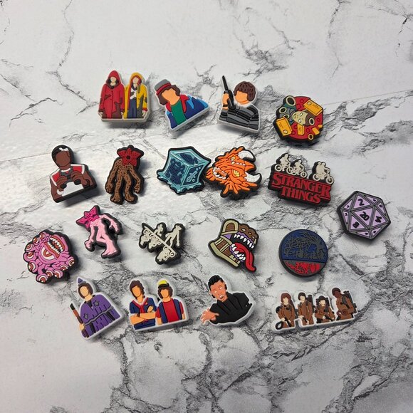 Stranger Things Croc / Shoe Charms Bundle of 19 - Picture 1 of 3